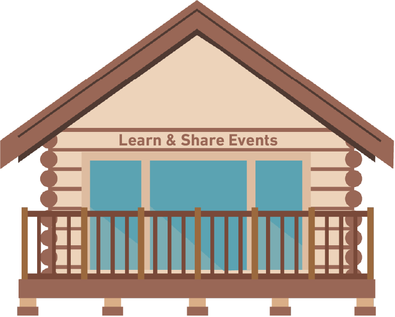 learn-and-share-events-hütte-animiert-zum-wissen-teilen