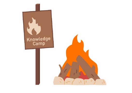 animiertes-lagerfeuer-knowledge-camps-als-wissenstransfer-methoden